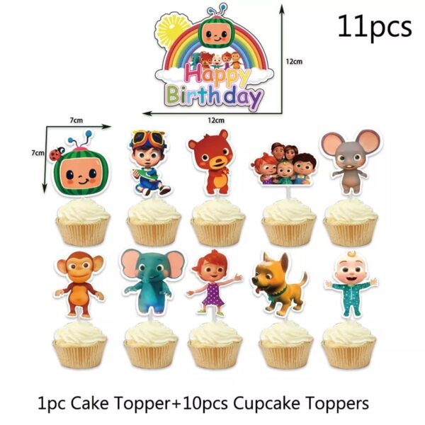 Set Decorativo para Cumpleaños Cocomelon - Imagen 2