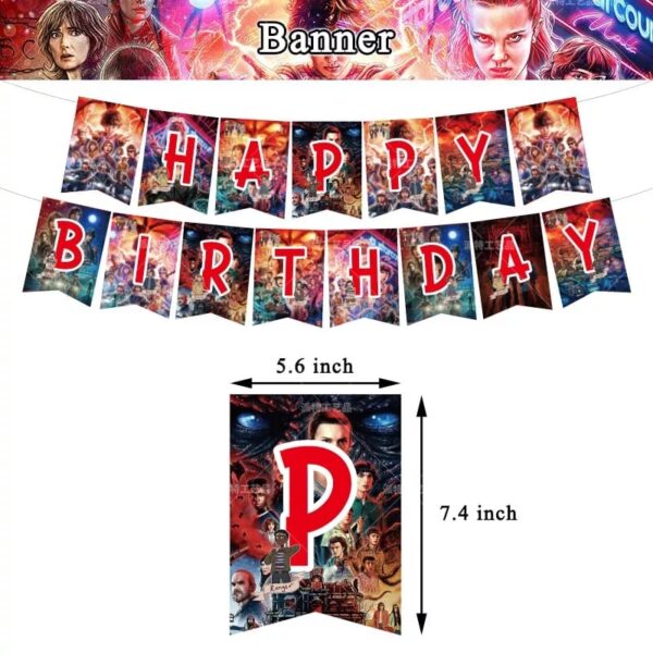 Set Decorativo con Telón Stranger Things (mod2) - Imagen 4