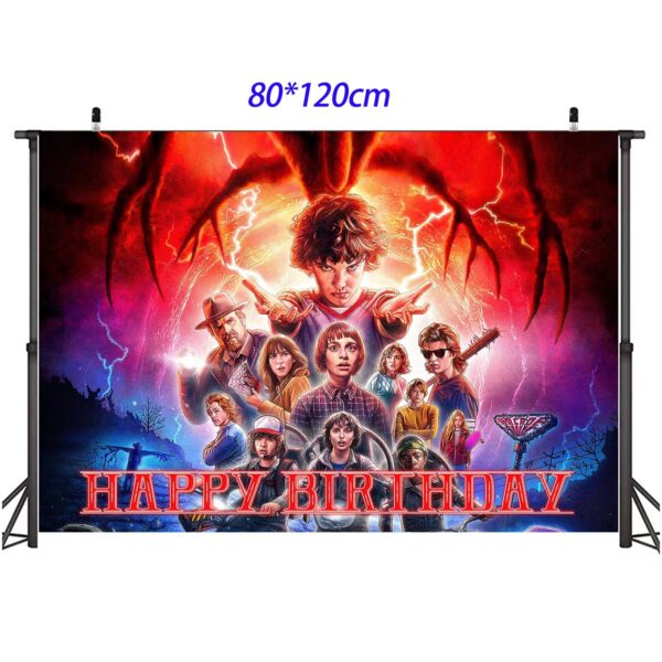 Set Decorativo con Telón Stranger Things (mod2) - Imagen 3