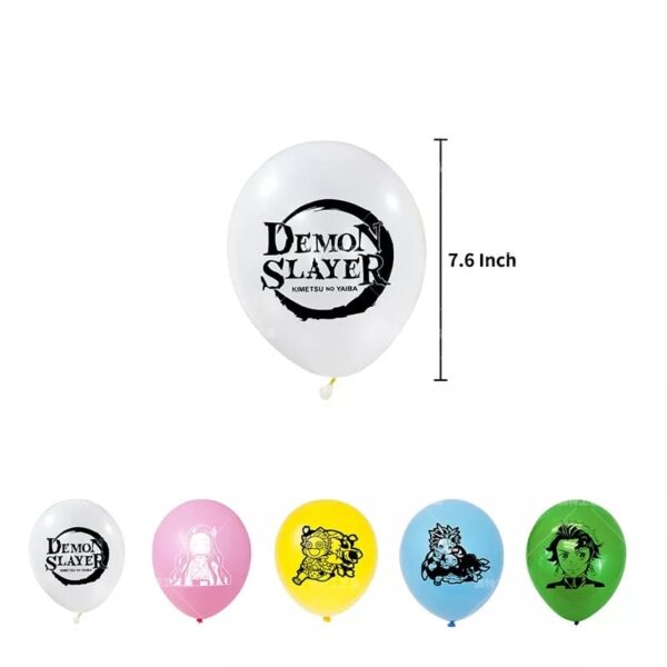 Set Decorativo para Cumpleaños Demon Slayer - Imagen 3