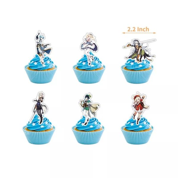Set Decorativo para Cumpleaños Genshing Impact (Mod 2) - Imagen 4