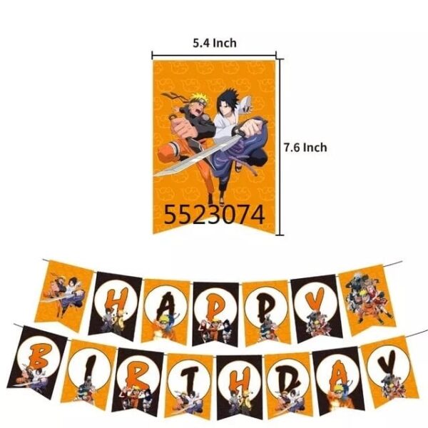 Set Decorativo para Cumpleaños Naruto - Imagen 2