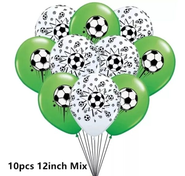 Set Globos con Banderin Futbol - Imagen 2