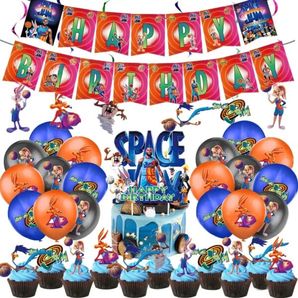 Set Decorativo para Cumpleaños Space Jam 2