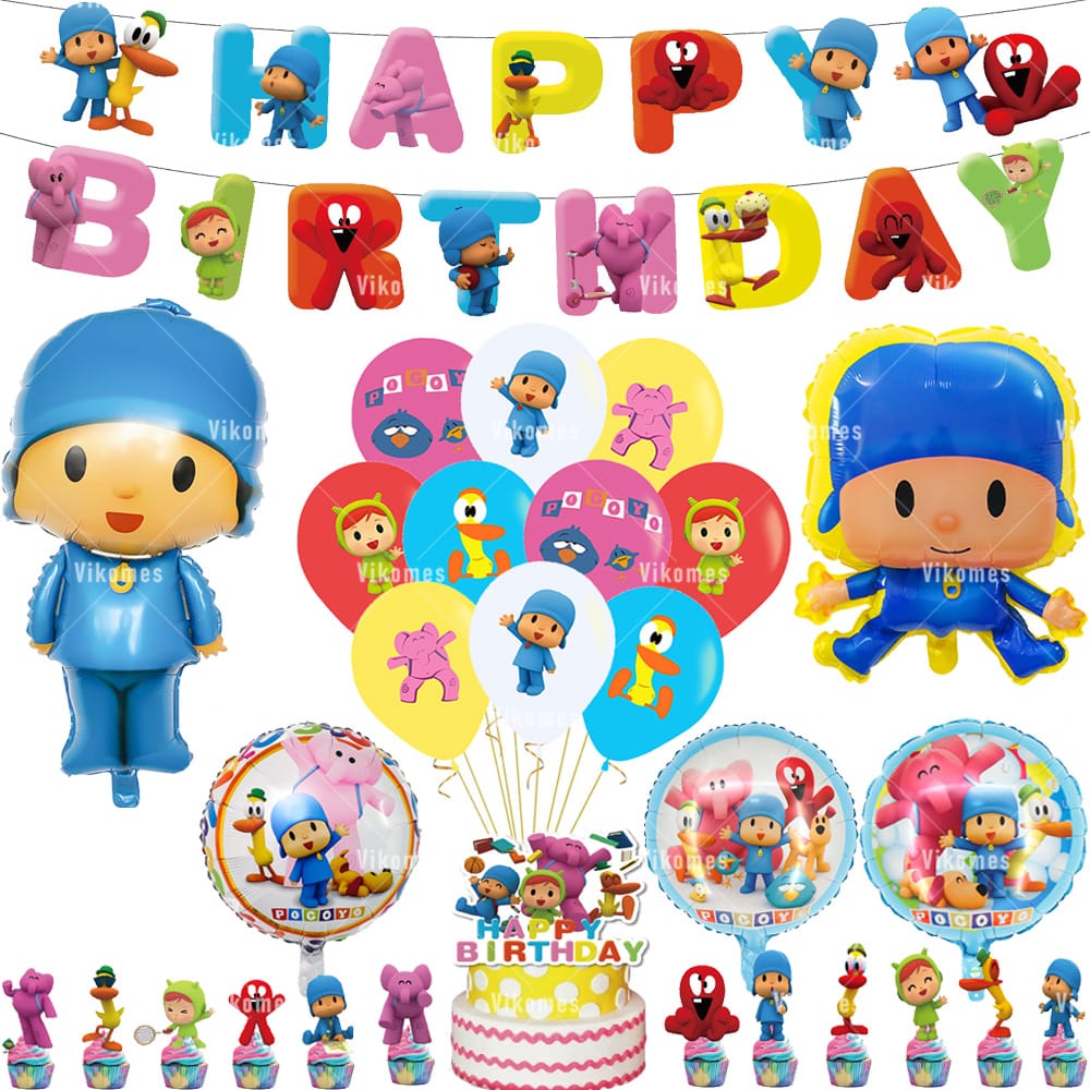 Set Globos Decorativo Pocoyo