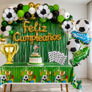 Kit Decoración Globos Cumpleaños Fútbol