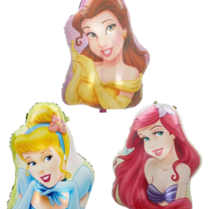 Set 3 Globos Princesas Disney