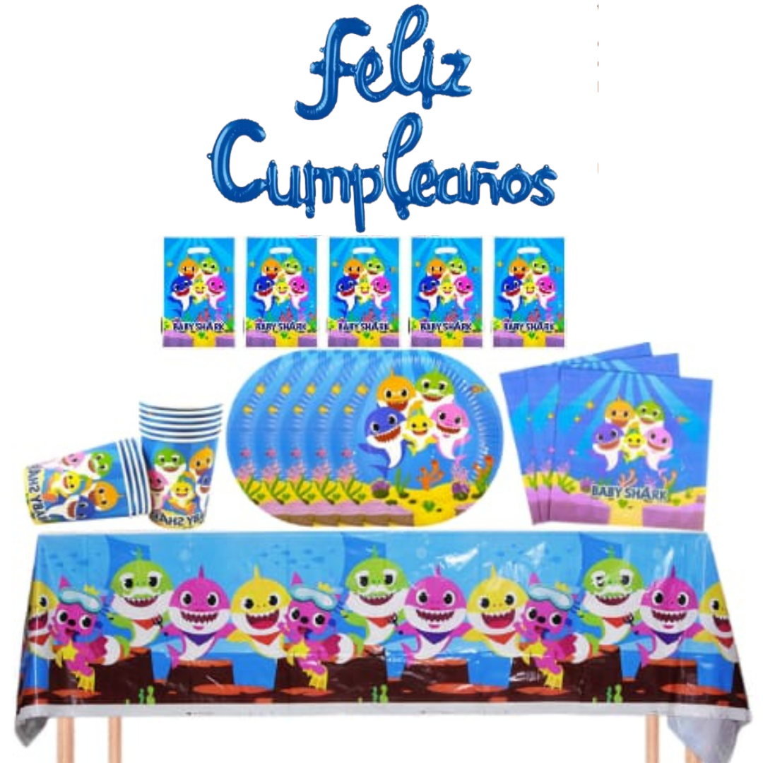Cotillón decorativo Tiburón Bebé (Baby Shark)