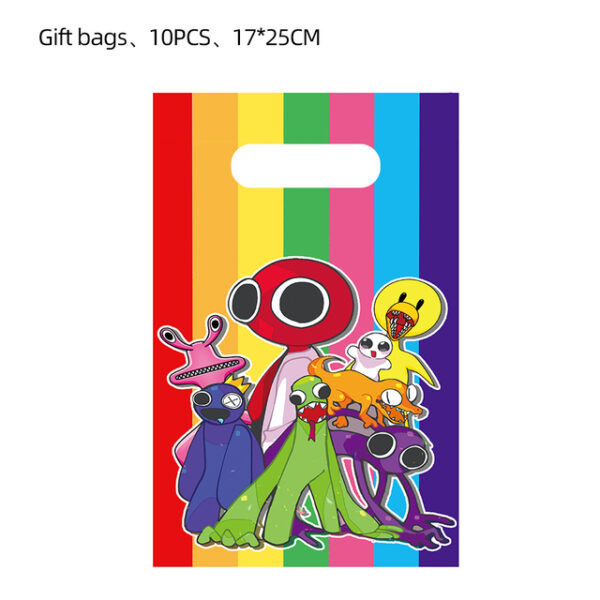 Set Globos Cotillón para Cumpleaños Rainbow Friends (Mod 2) - Imagen 3