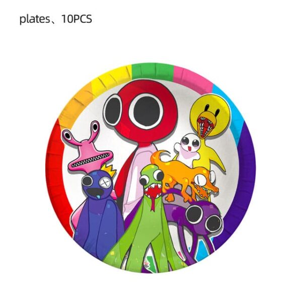 Set Globos Cotillón para Cumpleaños Rainbow Friends (Mod 2) - Imagen 5