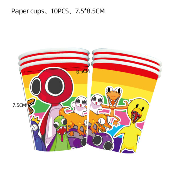 Set Globos Cotillón para Cumpleaños Rainbow Friends (Mod 2) - Imagen 6