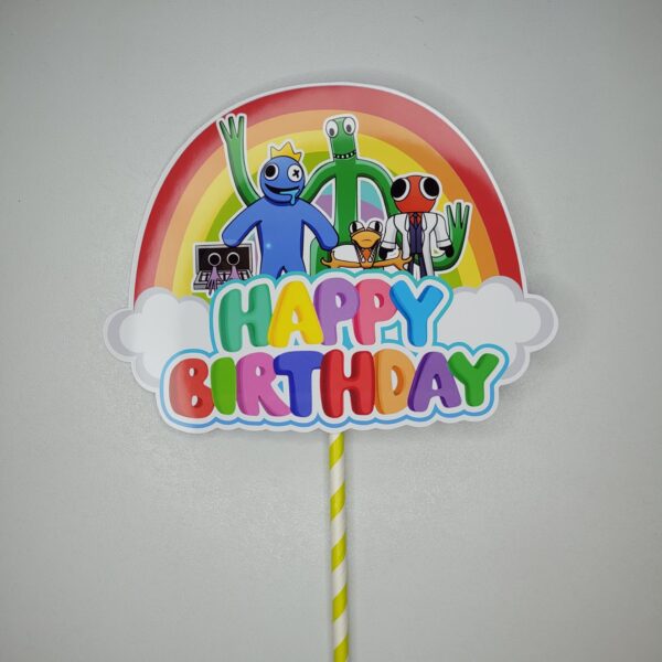 Set Globos Cotillón para Cumpleaños Rainbow Friends (Mod 2) - Imagen 10