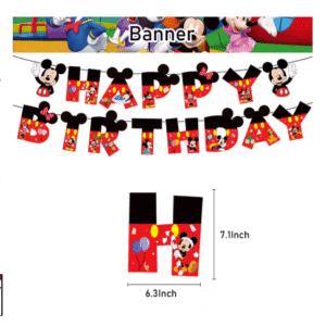 Banderin decorativo Mickey Mouse