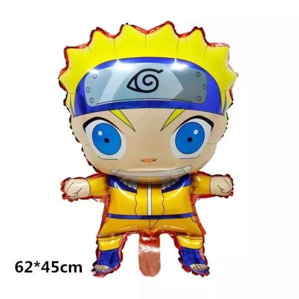 Set Globos Latex con Globos Aluminio Naruto Mod2 - Imagen 2