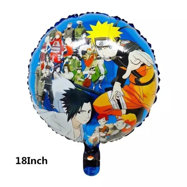 Set Globos Latex con Globos Aluminio Naruto Mod2 - Imagen 3