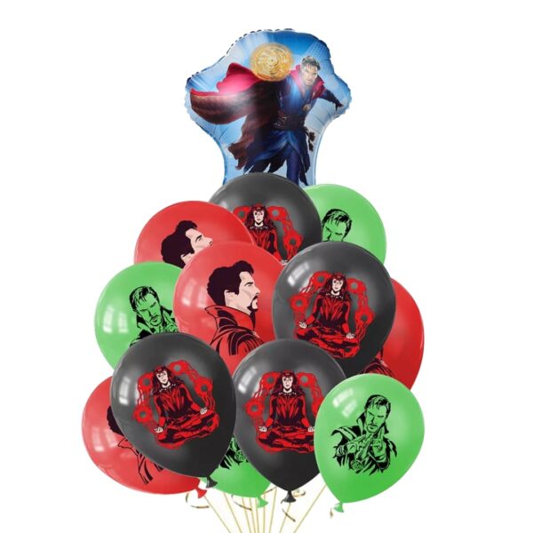 Set Globos Latex con Globo Foil Dr. Strange