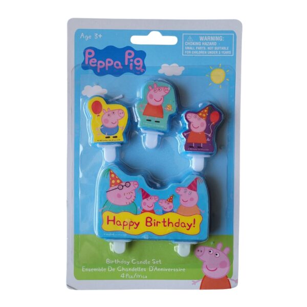 Set de Velas para Cumpleaños Peppa Pig