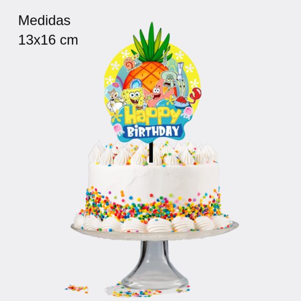 Topper para Torta Bob ESponja - Imagen 2