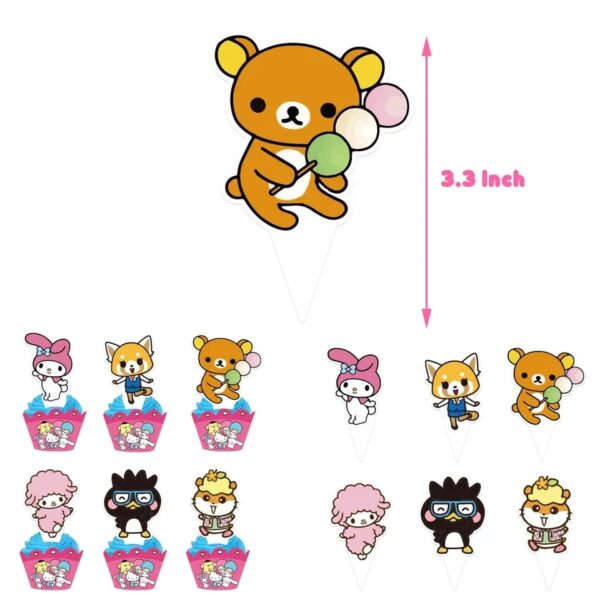 Set Decorativo para Cumpleaños Hello Kitty & Amigos (Personajes Sanrio) - Imagen 4