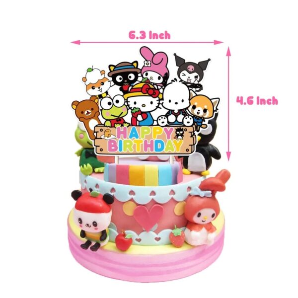 Set Decorativo para Cumpleaños Hello Kitty & Amigos (Personajes Sanrio) - Imagen 5