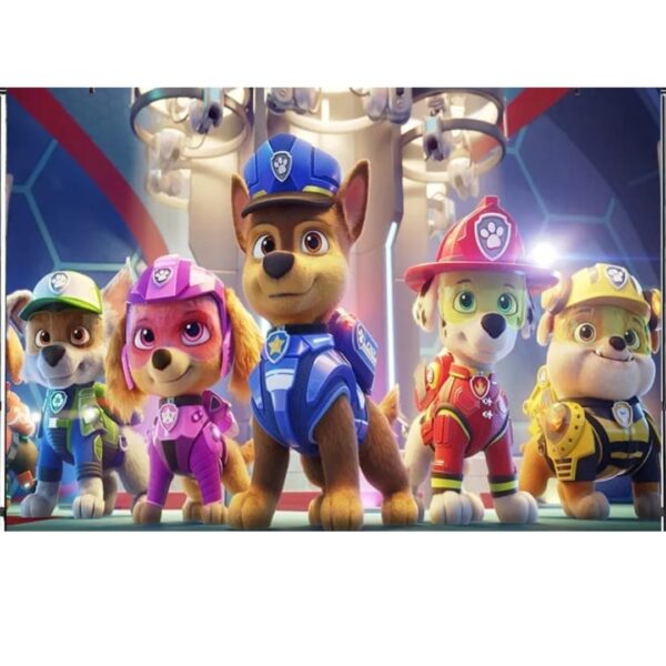 Telón para Cumpleaños, Fotografía Paw Patrol modelo 4