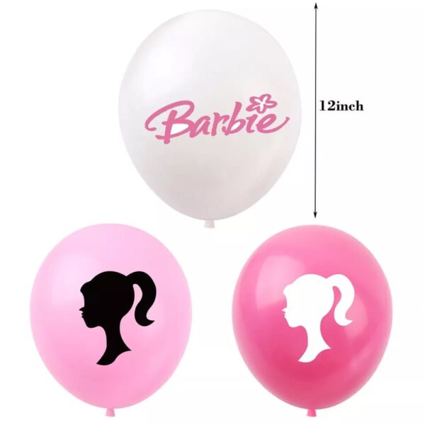Set Decorativo para Cumpleaños Barbie con Topper y Telón - Imagen 5