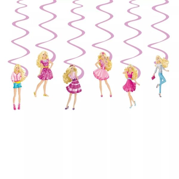 Set Decorativo para Cumpleaños Barbie con Topper y Telón - Imagen 3
