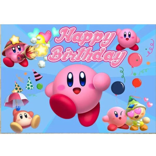 Telon Decorativo para Cumpleaños, Fotografia Kirby