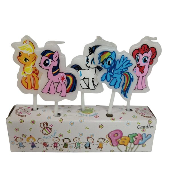 Velas Decorativas para Cumpleaños My Little Pony - Imagen 2