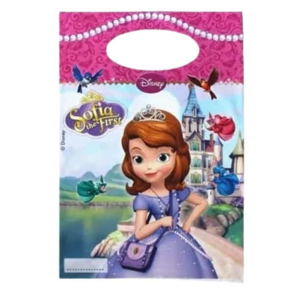 Bolsas Dulceras 10 Unidades para Cumpleaños Princesa Sofia