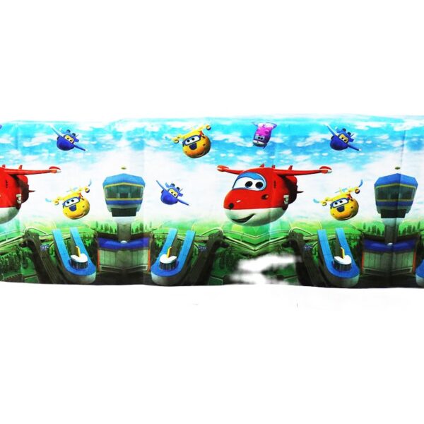 Mantel Decorativo para Cumpleaños Aviones (super wings)