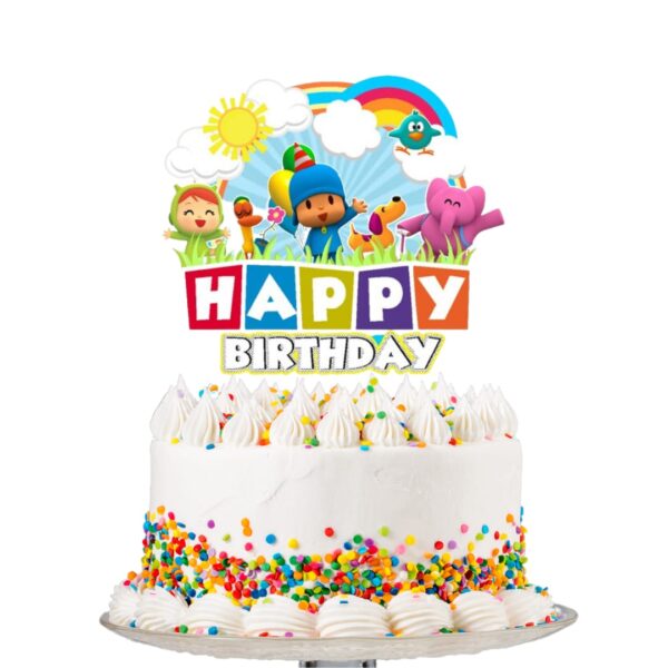 Topper Decorativo para torta de Cumpleaños Pocoyo - Imagen 2
