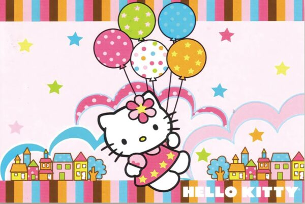 Telón para Cumpleaños, Fotografía Hello Kitty