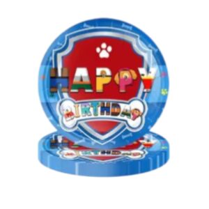 Pack 10 platos decorativos Paw patrol