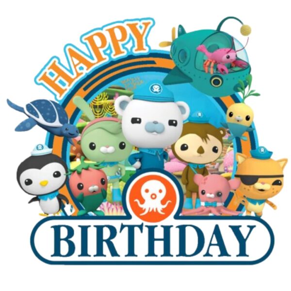 Topper Decorativo para Cumpleaños Octonauta