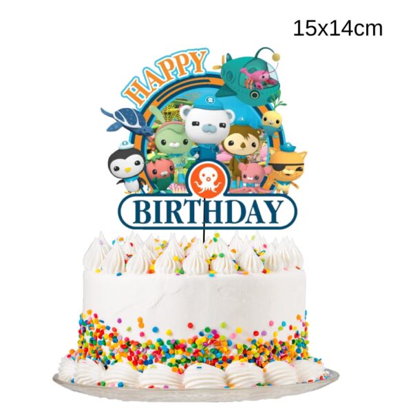 Topper Decorativo para Cumpleaños Octonauta - Imagen 2