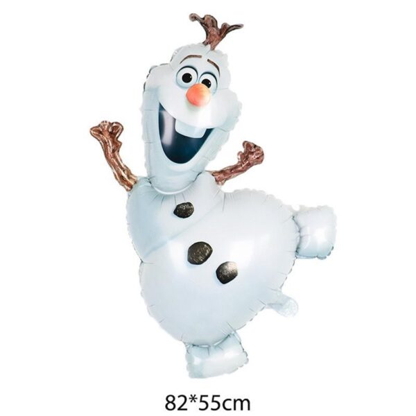 Set Globos Látex, con aluminio Decorativo para Cumpleaños Frozen - Imagen 2