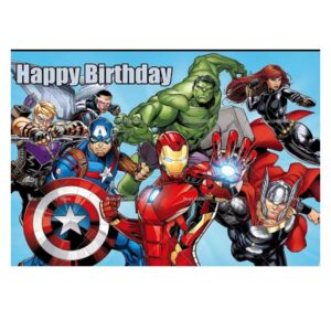 Fondo Telón Decorativo Avengers