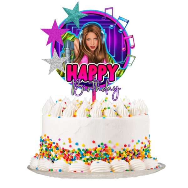 Topper para Torta de Cumpleaños Shakira - Imagen 2