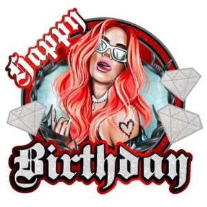 Topper Decorativo Para Torta de Cumpleaño Karol G ( Bichota)