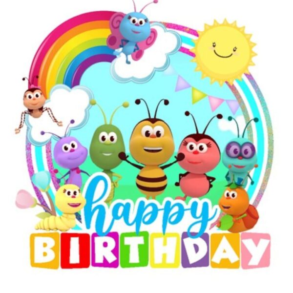 Topper Decorativo para Torta de Cumpleaños Bichikid