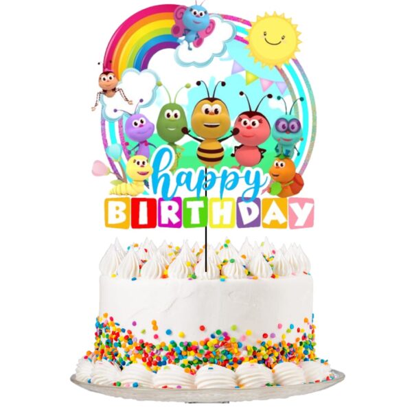 Topper Decorativo para Torta de Cumpleaños Bichikid - Imagen 2