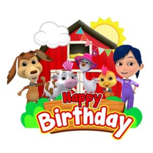 Topper Decorativo para torta de Cumpleaños El Perro Chocolo