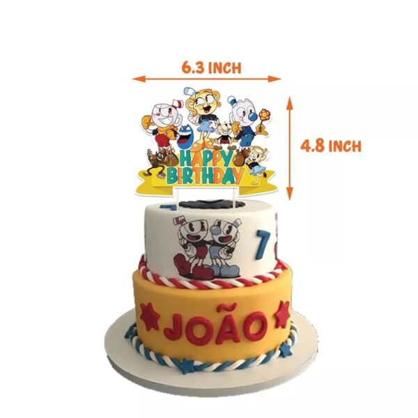 Set Decorativo para Cumpleaños Cuphead - Imagen 3