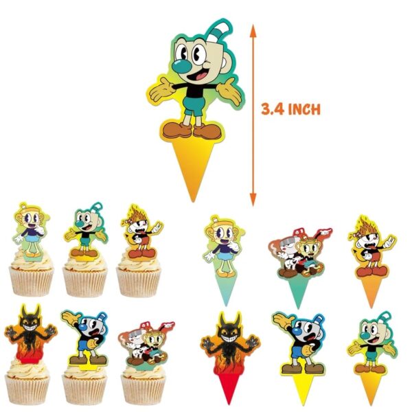 Set Decorativo para Cumpleaños Cuphead - Imagen 5