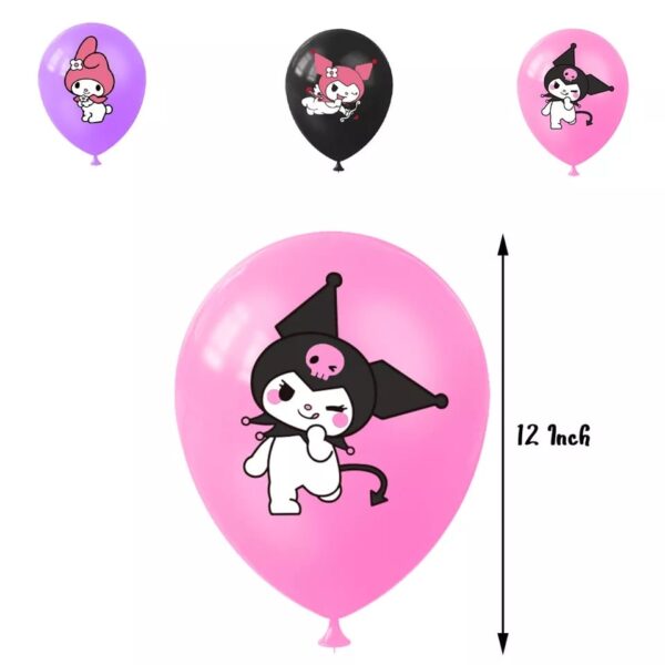 Set Decorativo con Fondo Telón  para Cumpleaños Kuromi - Imagen 4