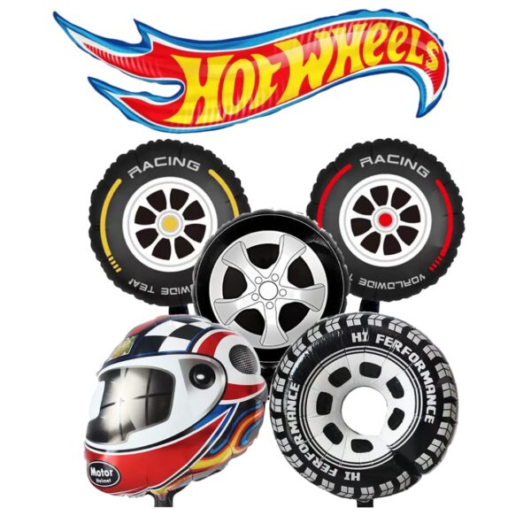 Set Globos Decorativo Hot wheels - Imagen 2