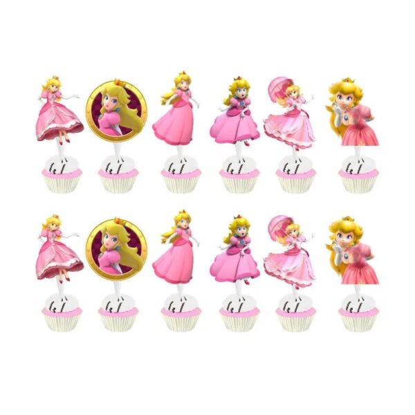 Set Decorativo Princesa Princesa Peach (Mario Bros) - Imagen 3