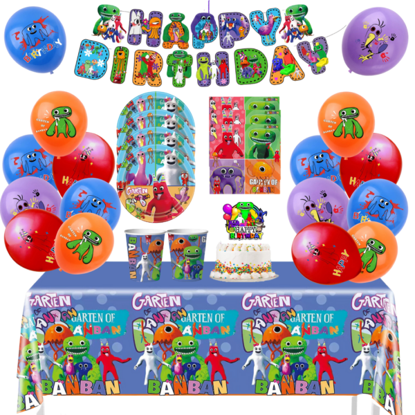 Globos Cotillón Decorativo Cumpleaños Garten Of Banban