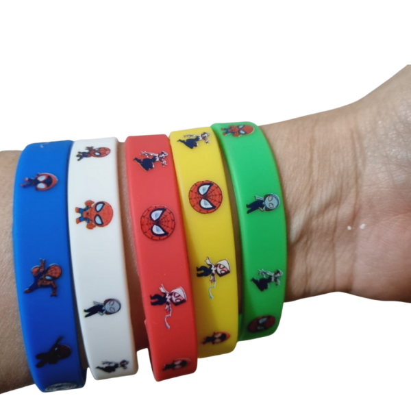 Pulseras Decorativas10 unidades Spiderman - Imagen 2